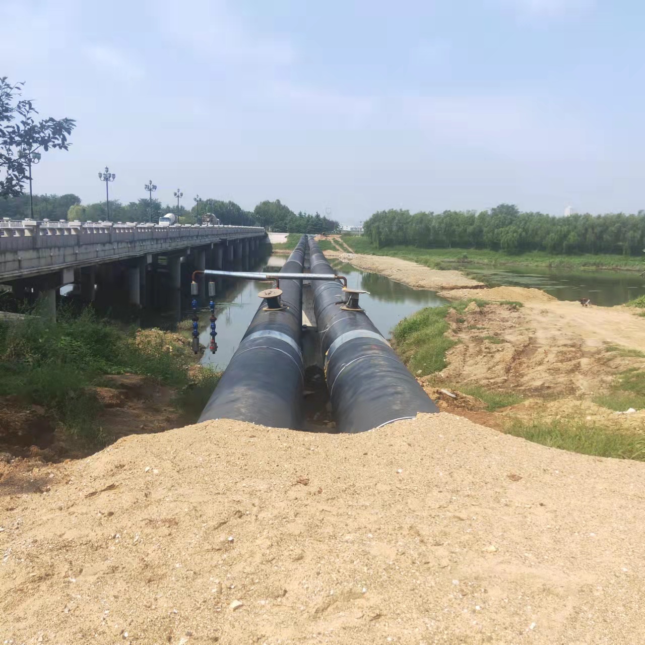 定安长距离输油管道清洗